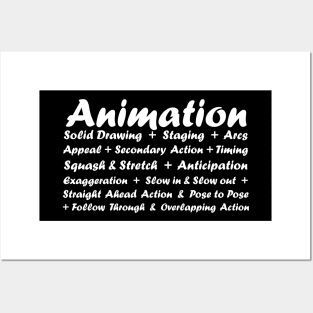 12 Principles of Animation Posters and Art